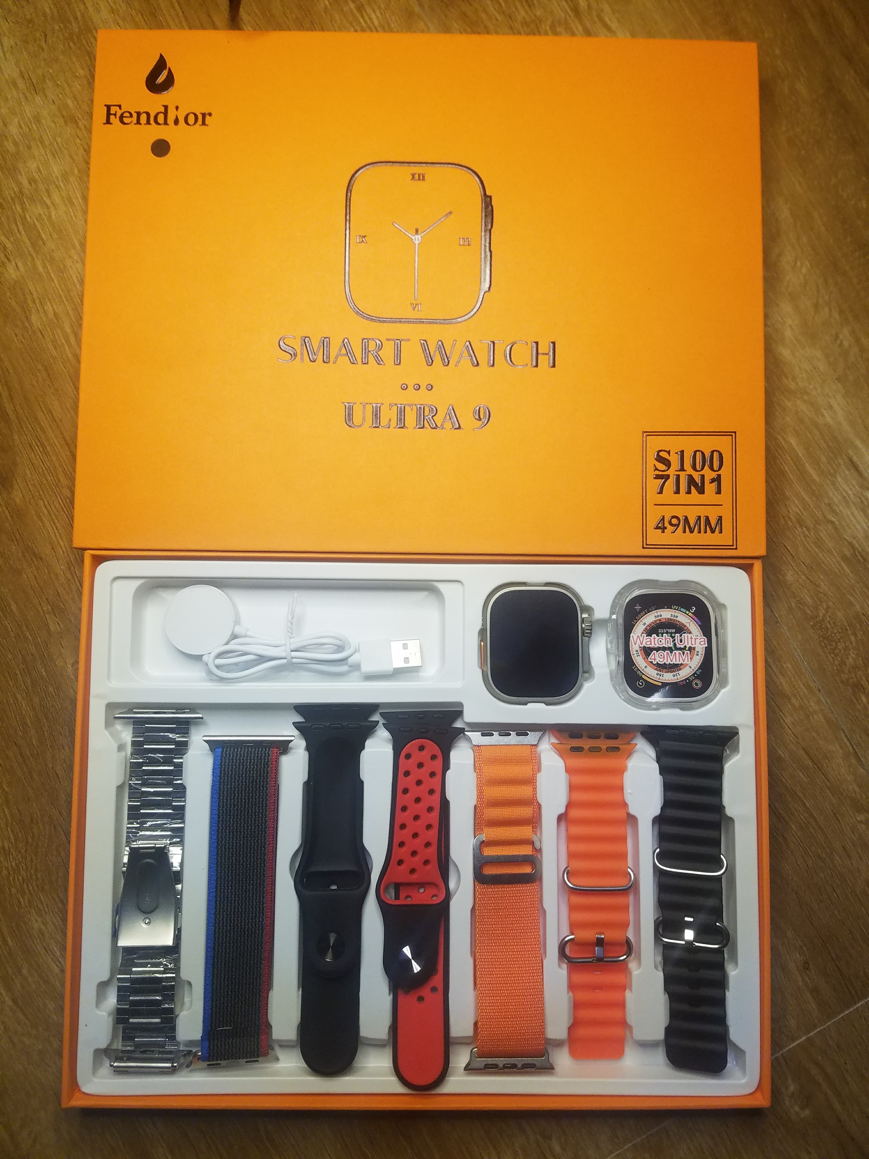 Different Beautiful Smart Watches with 7 in 1 Straps and 8 in 1 straps and 10 in 1 Straps ranges from Rs3300 to Rs3500.