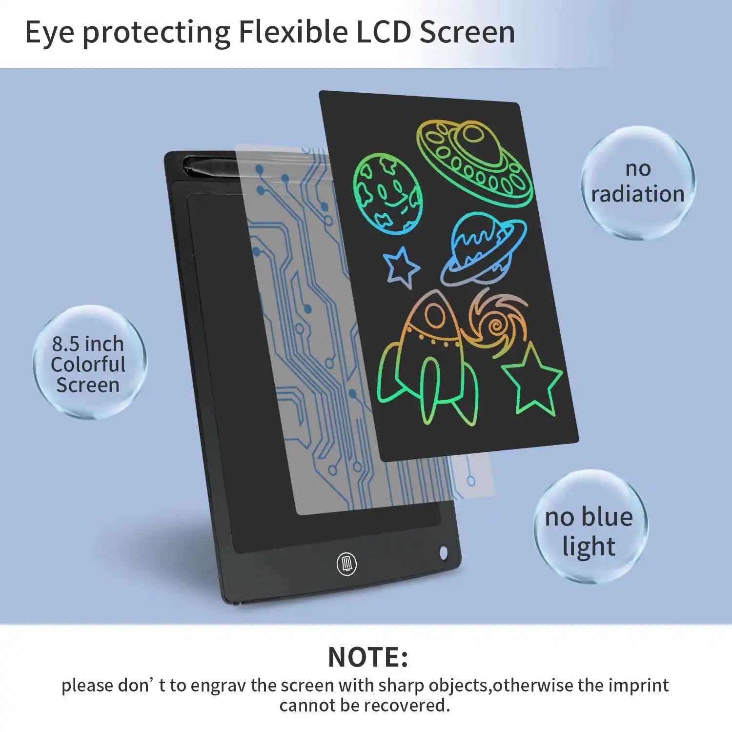 Hardbound LCD Writing Pad