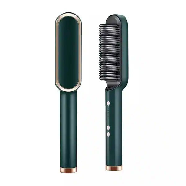 Hair Straightening Iron Brush