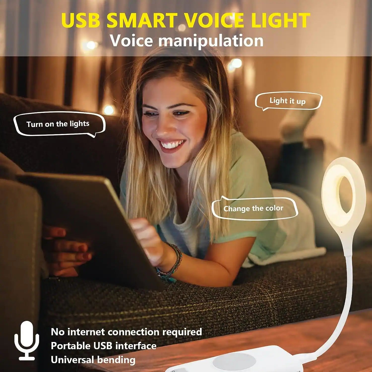 Voice Control USB Light