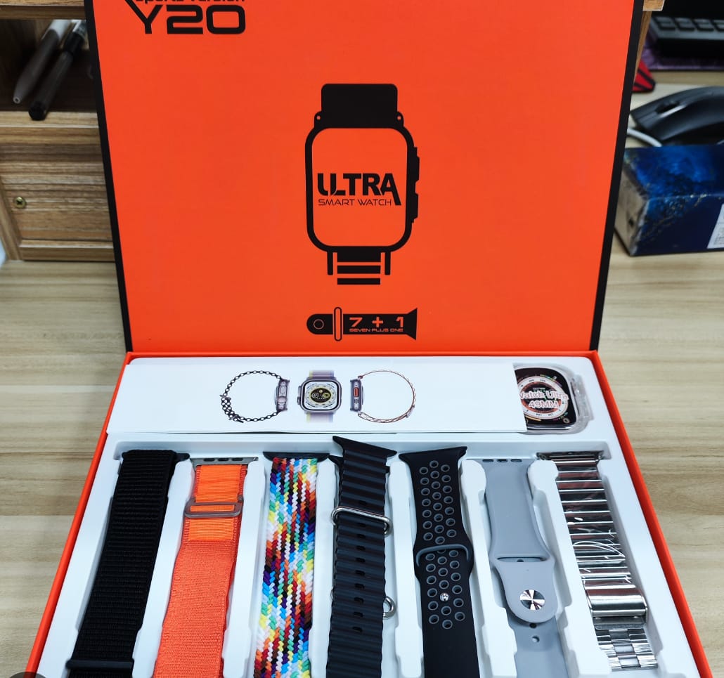 Y20 Smartwatch 7+1 Straps